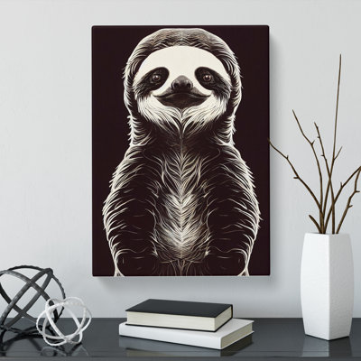 Sloth - Wrapped Canvas