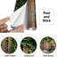Papier peint adhésif pelez et collez, clôture en bois, vignes vertes, jardin rustique, art mural-293145016-293145020
