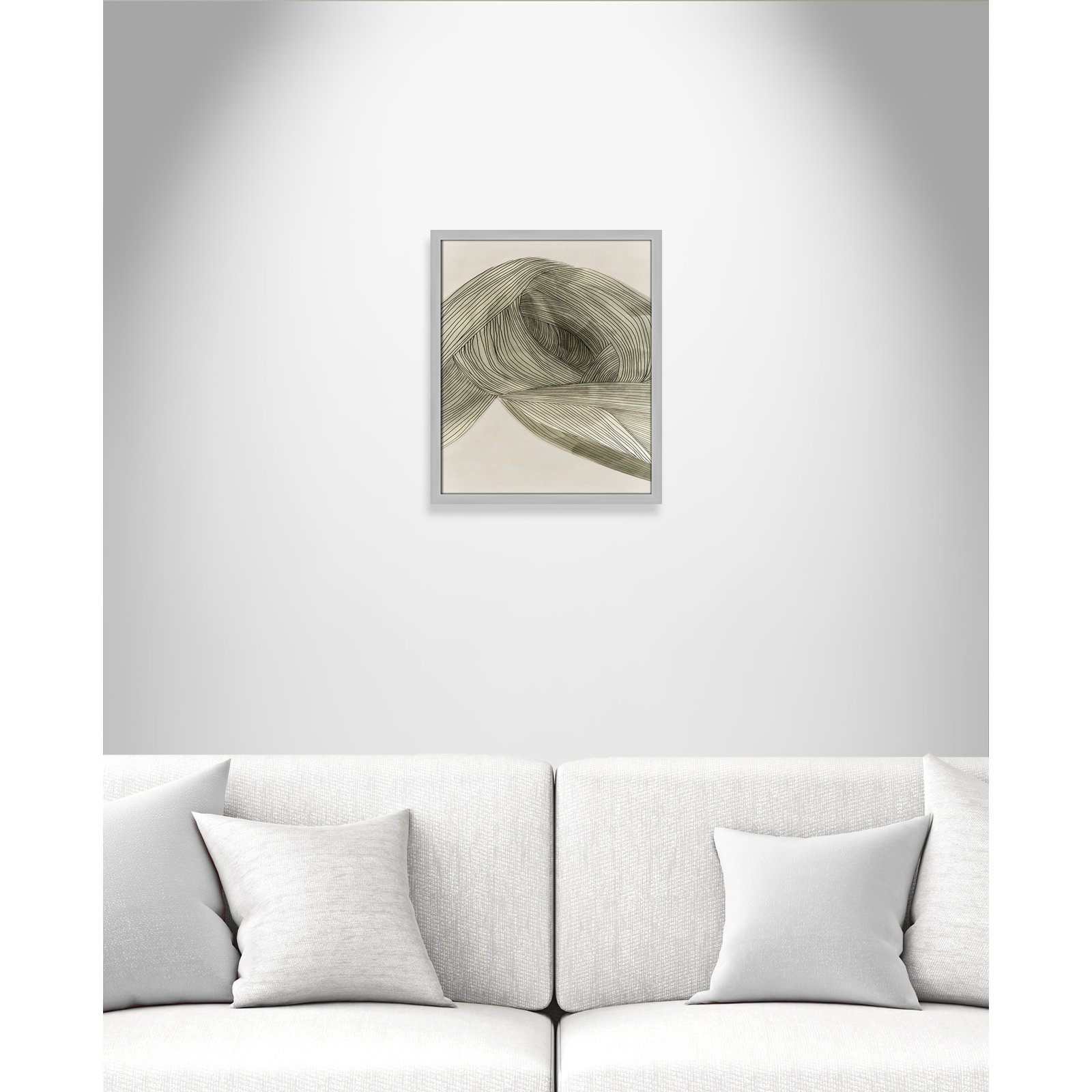 Dreaming In Pastel I, Matte Silver, 19" H x 16" W x 0.75" D