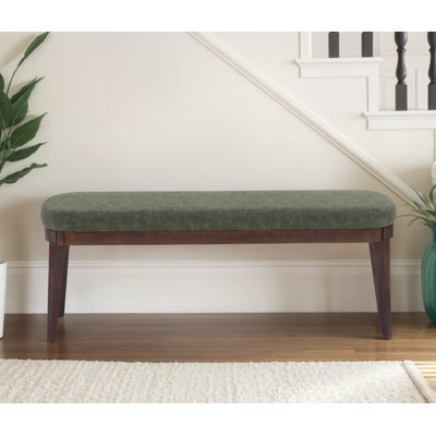 Oceane Carlton PU Leather Upholstered Wooden Bench