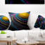  Coussin décoratif abstrait avec fractales colorées 3D-30057932-30057936