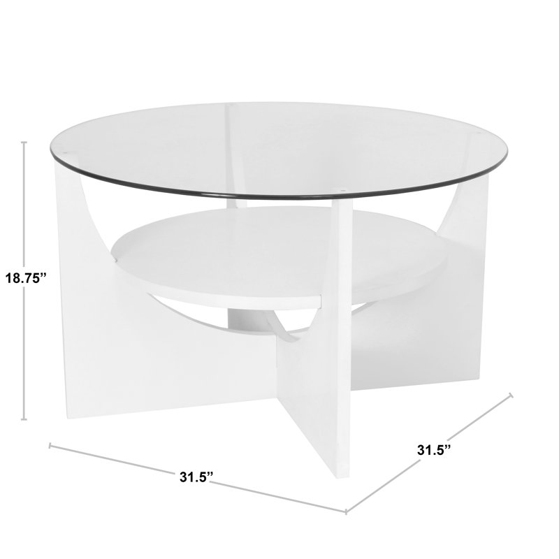 Anmie Coffee Table, White