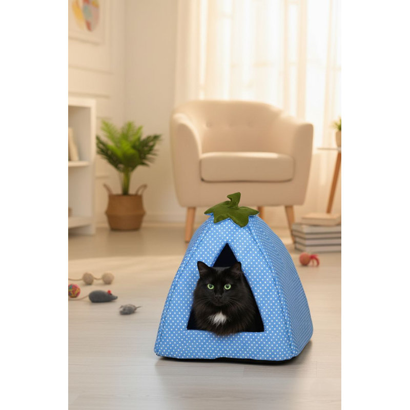 Lit pour chat, Bleu