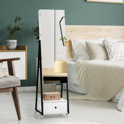 Omeara 16.34'' Wide Jewelry Armoire
