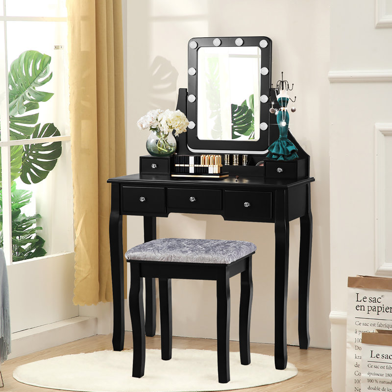 Aycock Vanity, Black