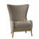 Casper 33" Wide Polyester Wingback Chair