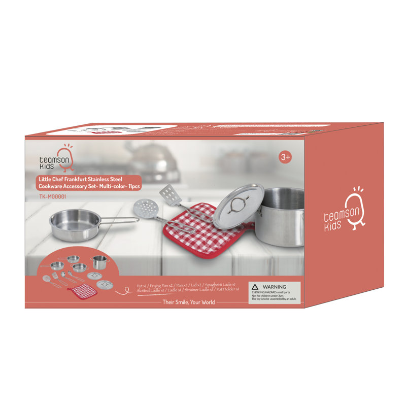 Little Chef Frankfurt 11 Piece Pots and Pans Set