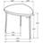 Triangular Solid Wood End Table