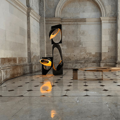 Black Iron Free form Floor Lamps