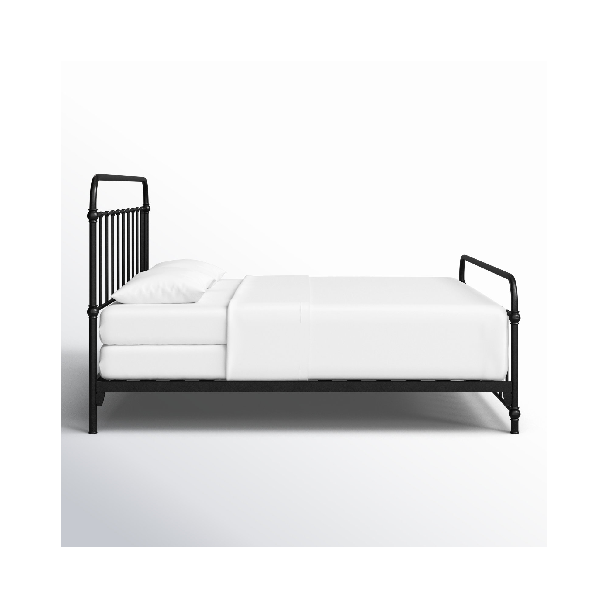 Niles Metal Bed, Twin, Black