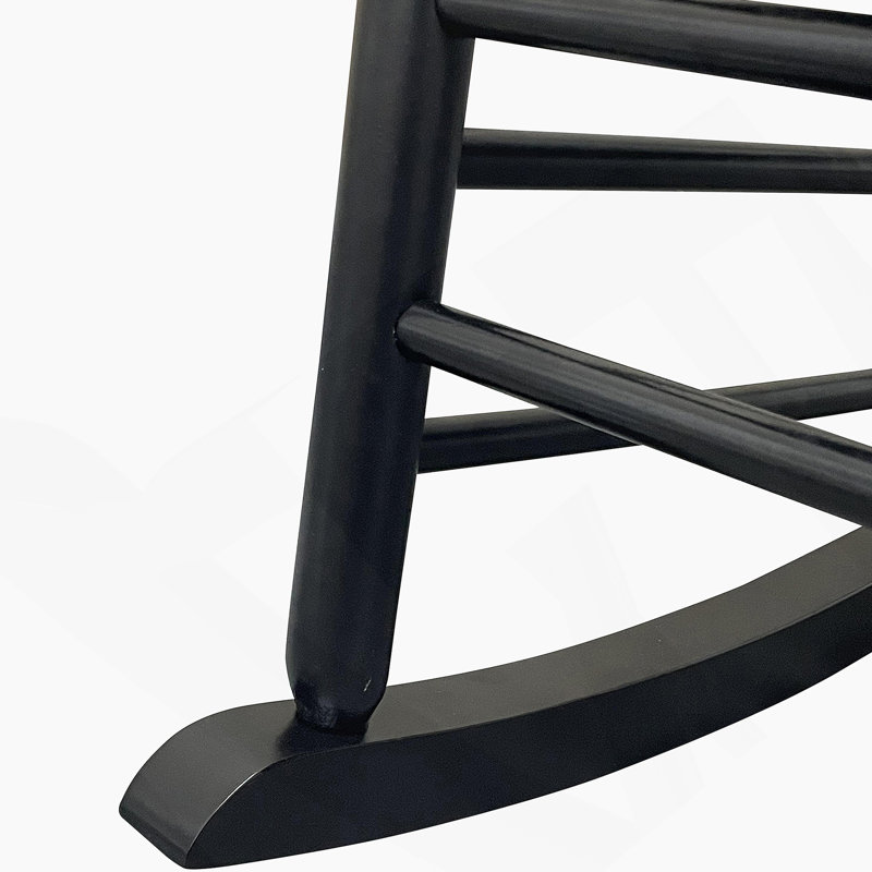Chaise berçante balcon porche adulte, Noir
