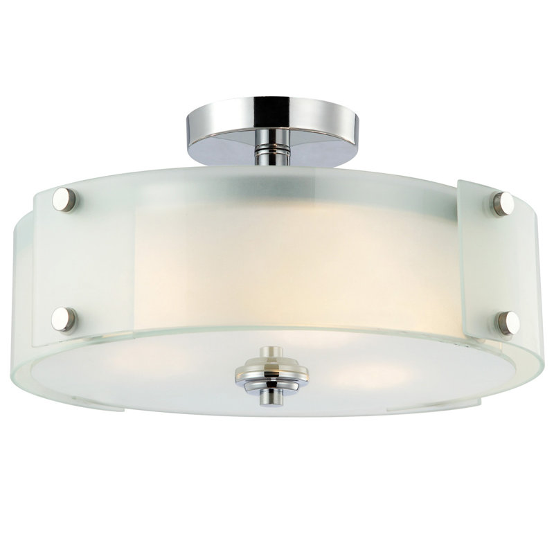 Carillon Glass Semi Flush Mount