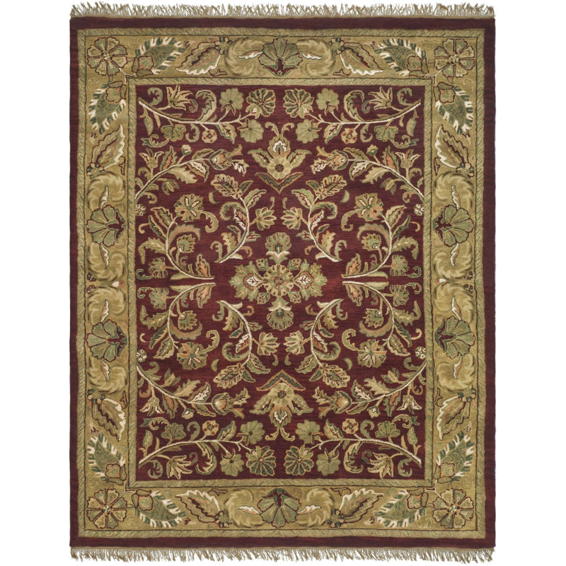 Gorham Hand Tufted Wool Oriental Rug, Rectangle 8'3" x 11'
