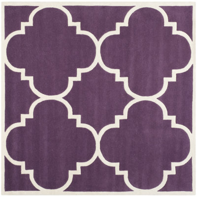 Carolene Hand Tufted Wool Geometric Rug