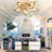 27In Ceiling Fan With Lights, Remote Control 3 Color Temperatures,6 Gear Wind Speed Fan Light-1443176677