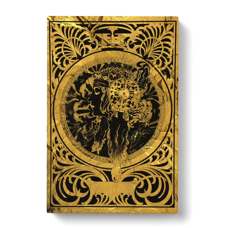 Gold Byzantine by Alphonse Mucha - Wrapped Canvas, 91cm H x 60cm W x 3cm D