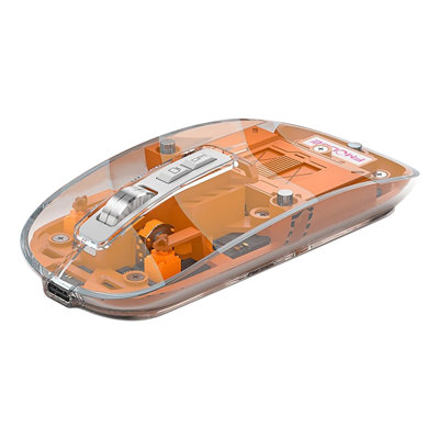 moue mous Wireless Bluetooth Transparent Mouse,The Third Mock Examination Transparent Mouse With Rechargeable
