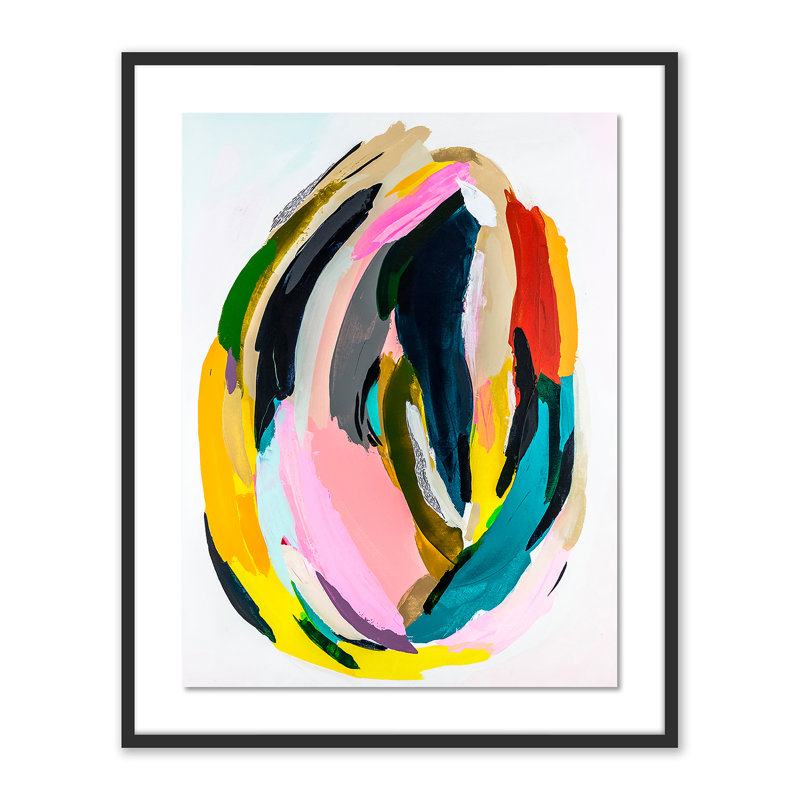 When It Ignites Painting by Angie Barker, Black, 40" H x 32" W x 2.5" D