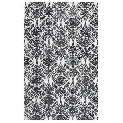 Anjalina Hand Tufted Wool Damask Rug