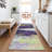 Machine Washable Indoor/Outdoor Xhevrie Purple Rug-111823629