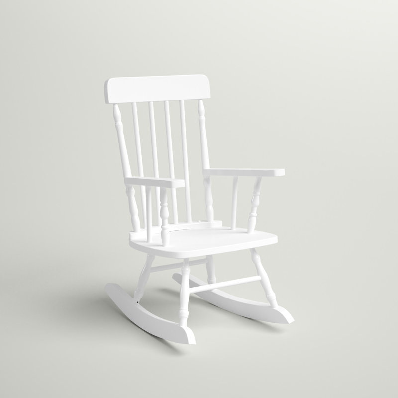 Chaise berçante pour enfants Belmoor, blanc