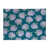 Floral bleu sarcelle