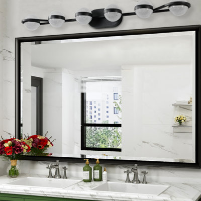 6- Bathroom Vanity Lighting, Black, Modern & Simple Style, Iron Material, Fog , Energy Efficient For Various Rooms Black Lights With 6 , Saving, , Bathroom, Mirror Cabinets, Powder Room, Bedroom