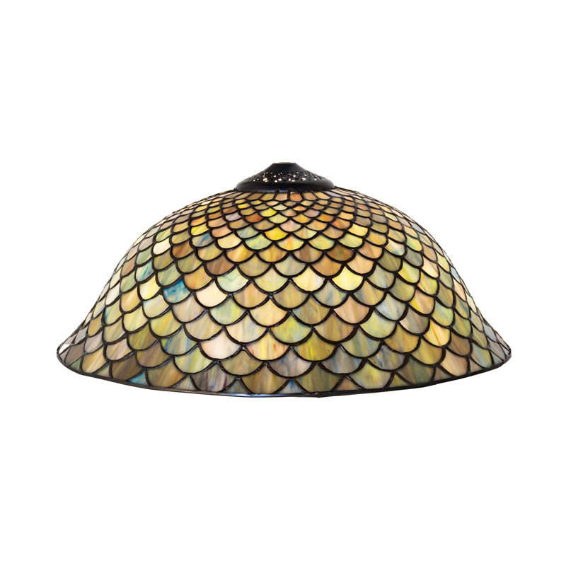 16" Wide Tiffany Fishscale Shade