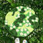 Tapis vert pour salle de bain Moss
