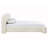Celab Boucle Fabric Platform Cream Bed-1814797419