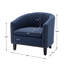 Fauteuils demi-tonneau avec accoudoirs rembourrés-1848671276