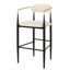 Cuir beige brun 2 - look moderne, structure en fer 42 2 l 23,14 po x P 21,88 po H 42,98 po