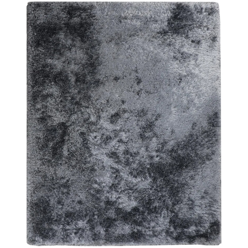 Tapis bleu clair de haute qualité noué à la main Pavilion, Rectangle 5 pi x 8 pi