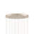 Virtu 36 - Light Cupertino/Painted Silver Pendant