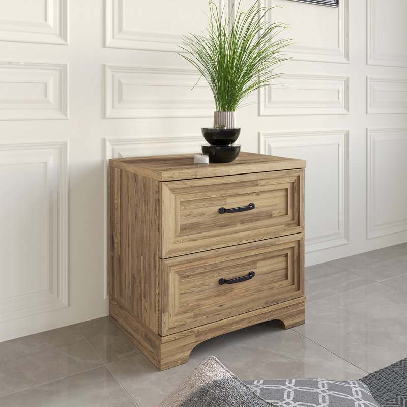 Nightstand, Brown Oak