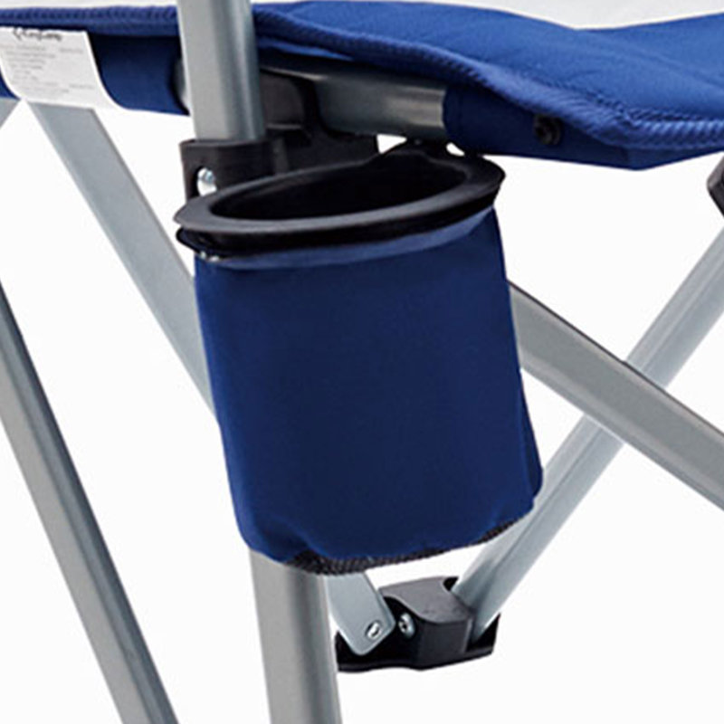 Folding Camping Chair, Blue/Grey