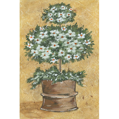 Weathered Topiaries I - Wrapped Canvas Painting