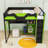 Full Size Loft Bed With RGB LED Light Strip, USB Charging Station And Adjustable Desk-1154067643