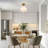 Jonny 1- Light Dimmable Ribbed Gold Semi Flush Mount-872543619