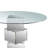 Round Glass Top Dining Table