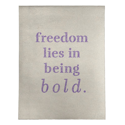 Quotes Chenille Indoor Rug