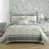 Grey/White Striped