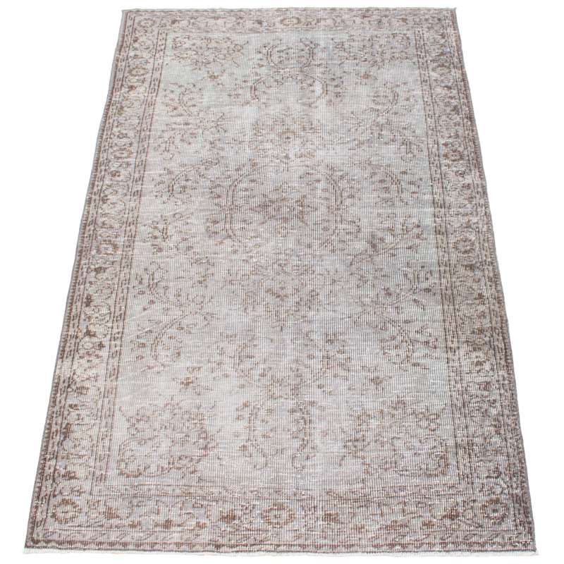 Payslie One-of-a-Kind 5'1" x 8'6" 1990s Rectangle Wool Area Rug in