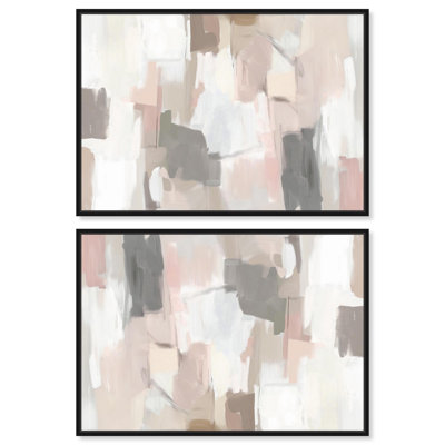 «Serenity in Pink Canvas Modern Boho» par Art Remedy