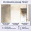 «Neutral Horizon», art mural beige sur lac, Gourain-779639586-779639591