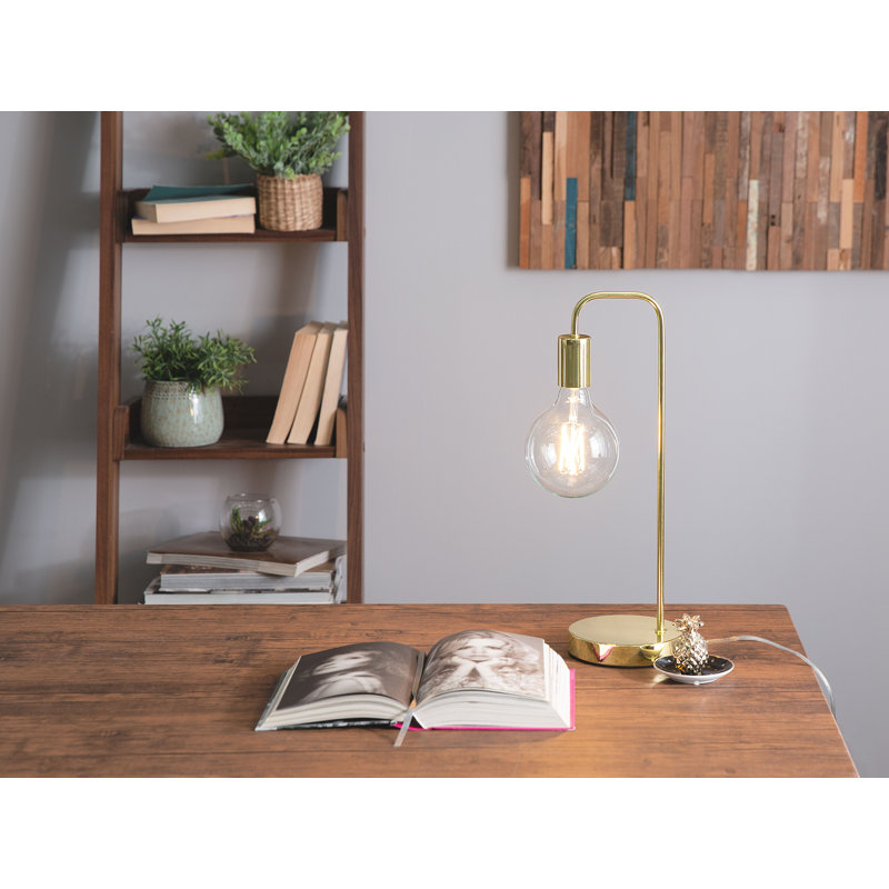 Aisling Metal Desk Lamp, Gold