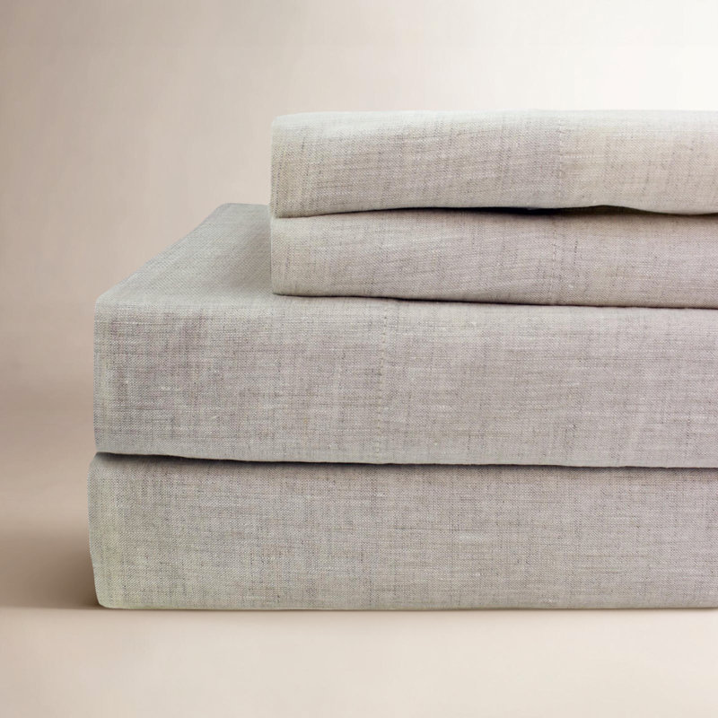 Brima 100% Linen, Dark Gray, Standard