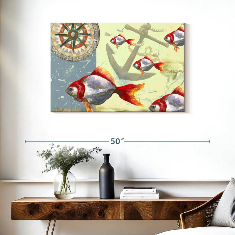 Brampt poisson tropical I, H 24 po x l 36 po