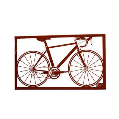 QUARTZ-Bicycle Wall Art-Black