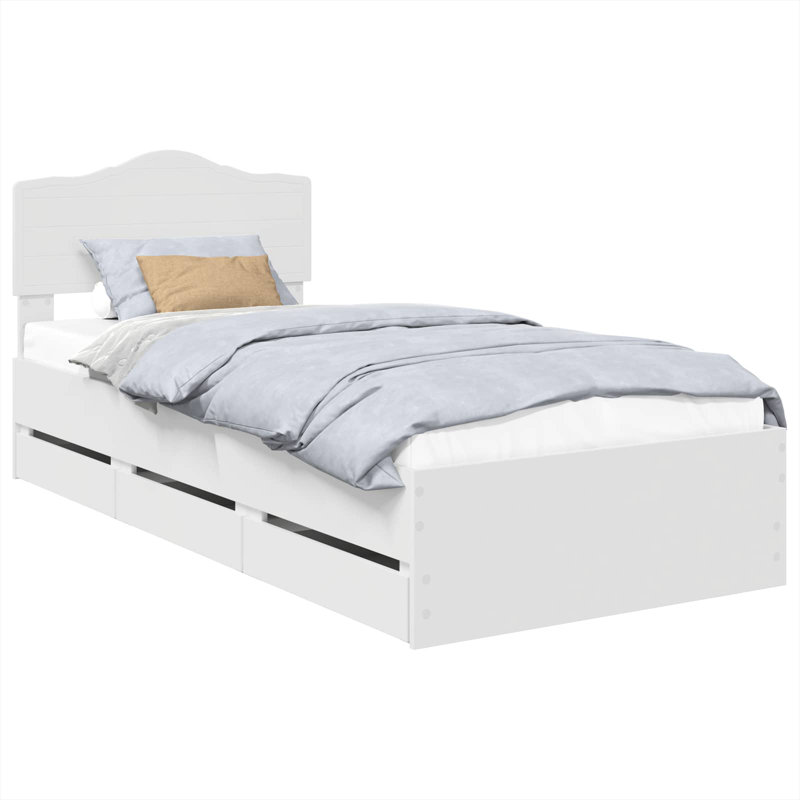 Bed, Small Single (2'6), White